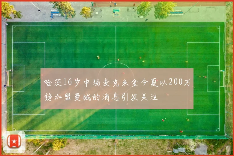 哈茨16岁中场麦克米金今夏以200万镑加盟曼城的消息引发关注